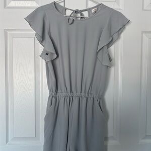 Wilfred Blue Gray Romper